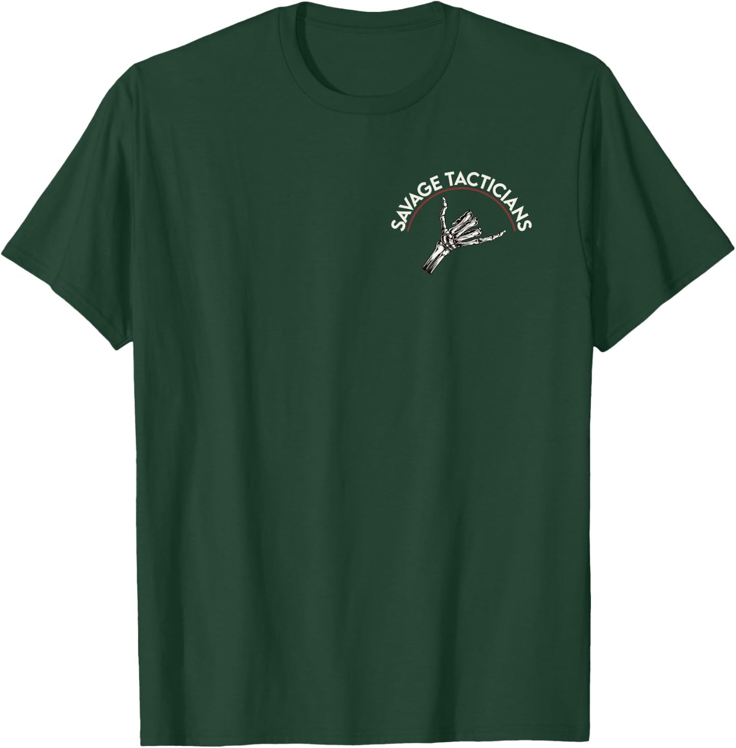 Send It No Victory Without Sacrifice Hand Bone T-Shirt - T-Shirt | Forest