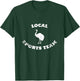 Local Sports Team With Funny Ostrich Logo Distressed T-Shirt - T-Shirt | Forest
