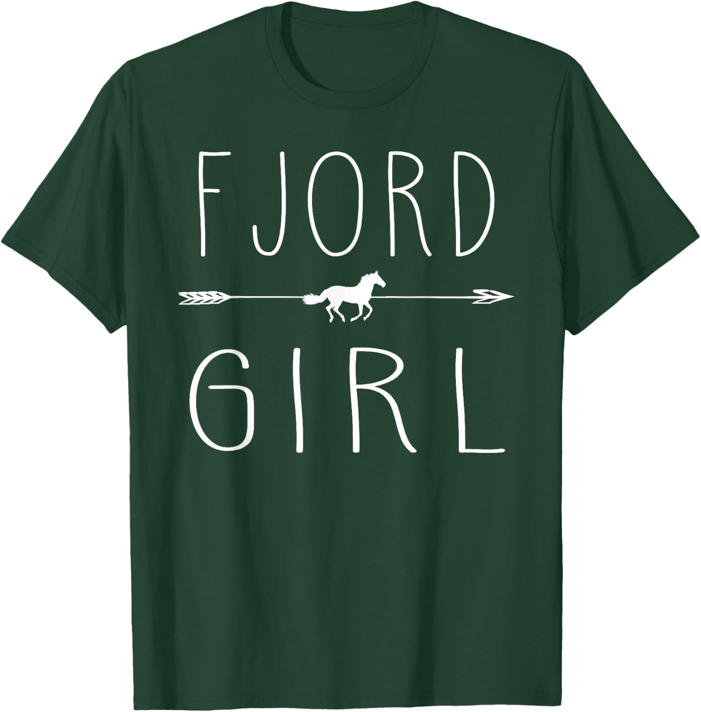 Fjord Horse Girl Shirt Gifts Horses Talk Derby To Me T-Shirt - T-Shirt | Forest