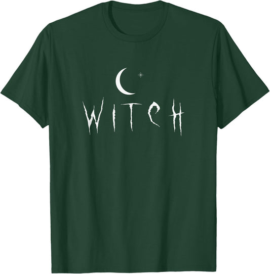 Witch Halloween Moon Wiccan Pagan Witchcraft Halloween Witch T-Shirt - T-Shirt | Forest