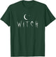 Witch Halloween Moon Wiccan Pagan Witchcraft Halloween Witch T-Shirt - T-Shirt | Forest