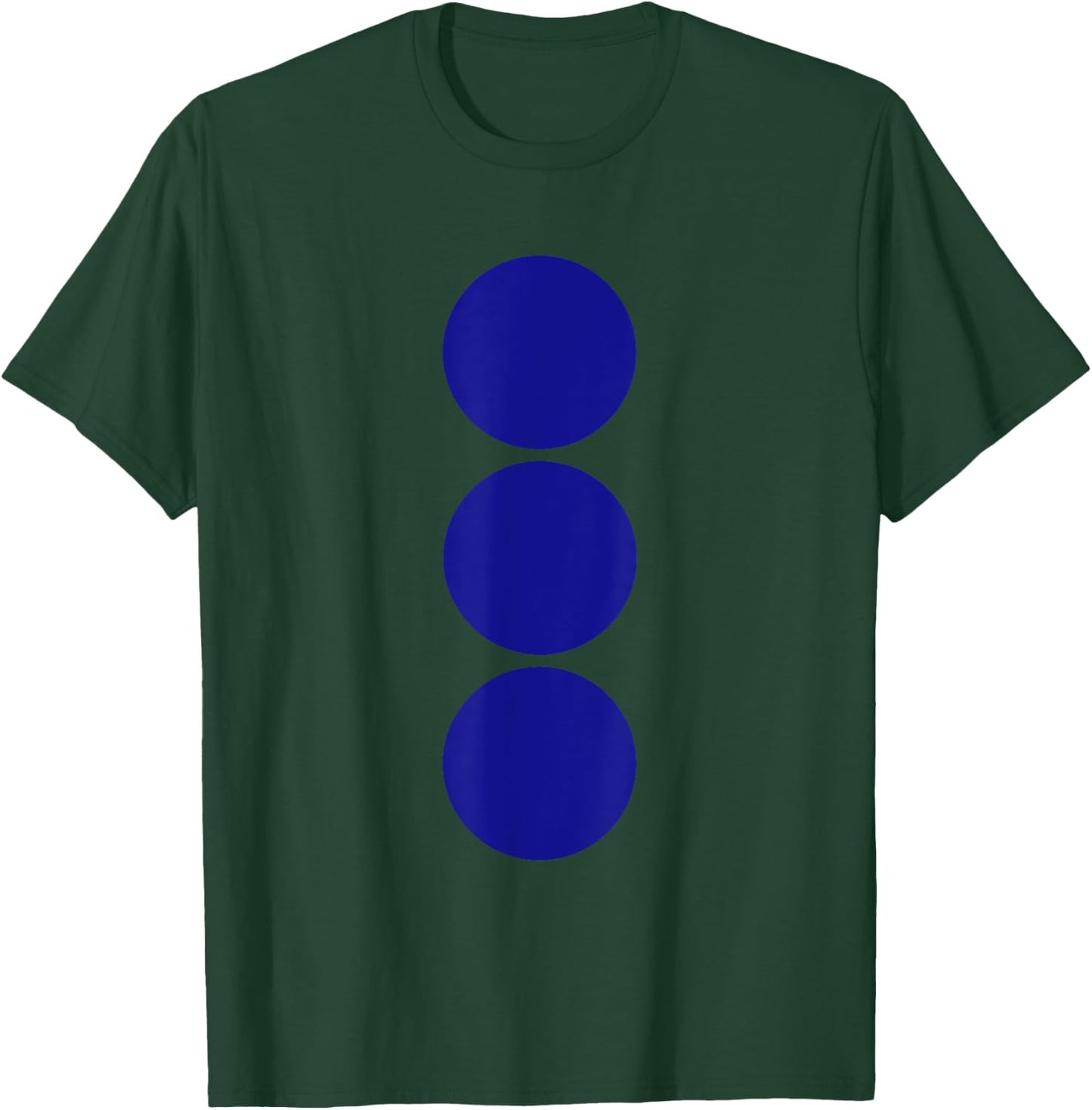 Twister Game Blue Matching Group Costume T-Shirt - T-Shirt | Forest
