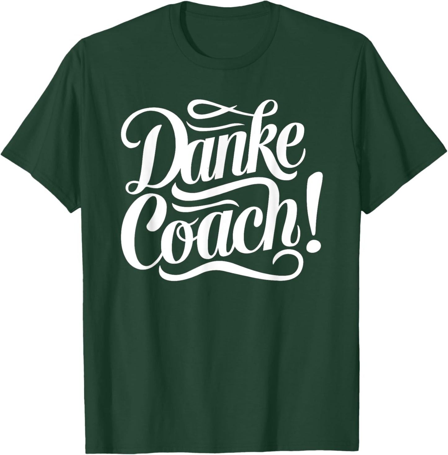 Danke Coach - Trainer Abschied Fitness Fussball T-Shirt - T-Shirt | Forest