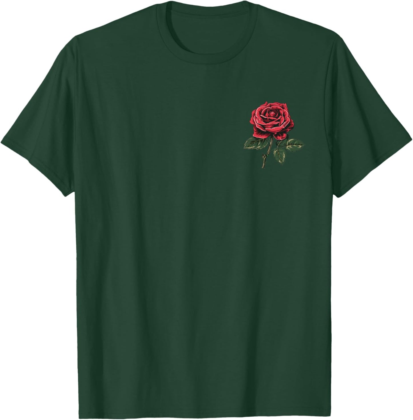 Red Rose Graphic T-Shirt - T-Shirt | Forest