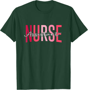Certified Nursing Assistant Nurse Aide Nurse Assistant CNA T-Shirt - T-Shirt | Forest