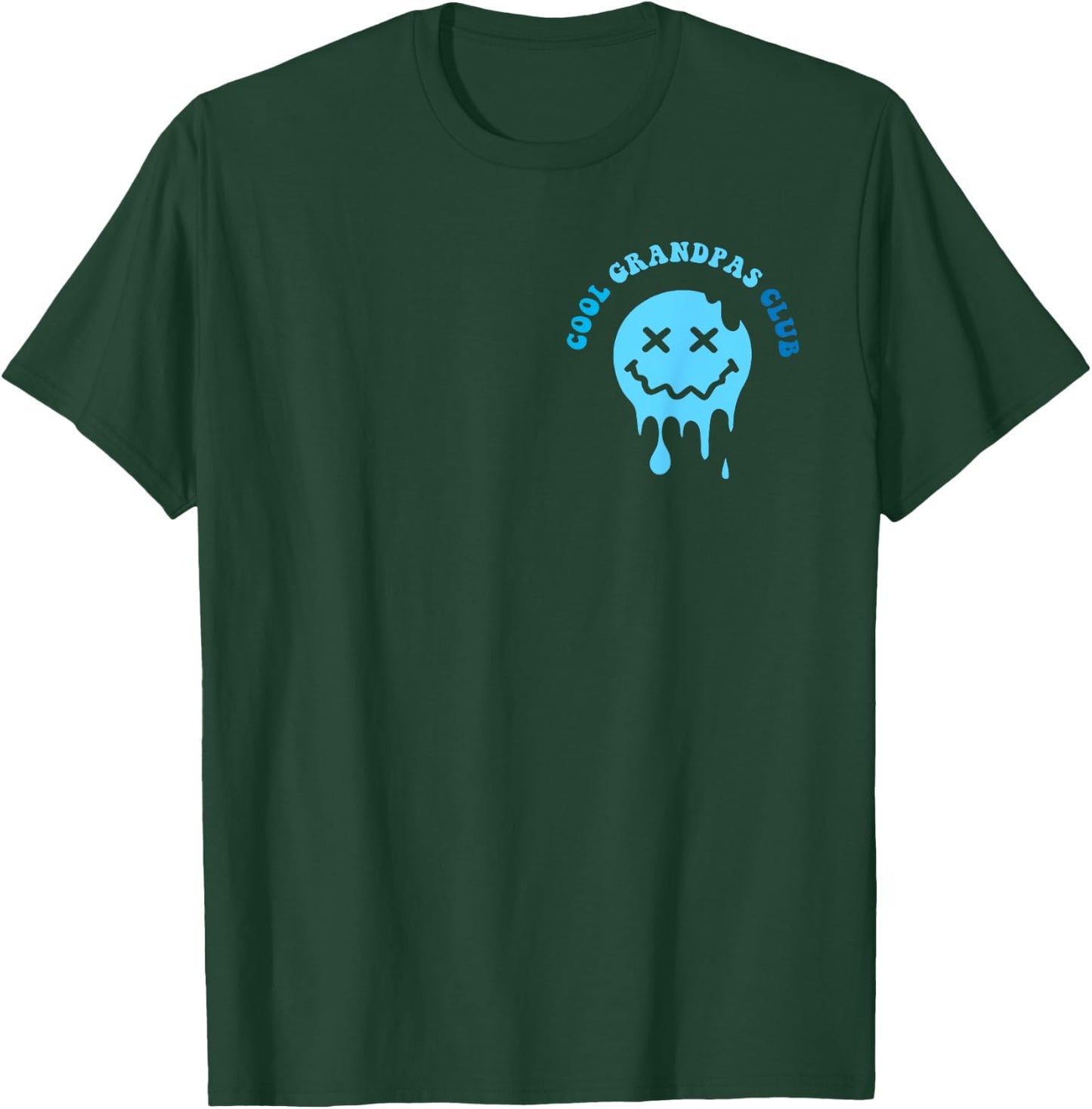 Cool Grandpas Club Shirt Father's Day Grandpa 2 Sided T-Shirt - T-Shirt | Forest