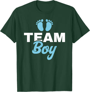 Gender Reveal Party - Team Boy Gender Reveal T-Shirt - T-Shirt | Forest
