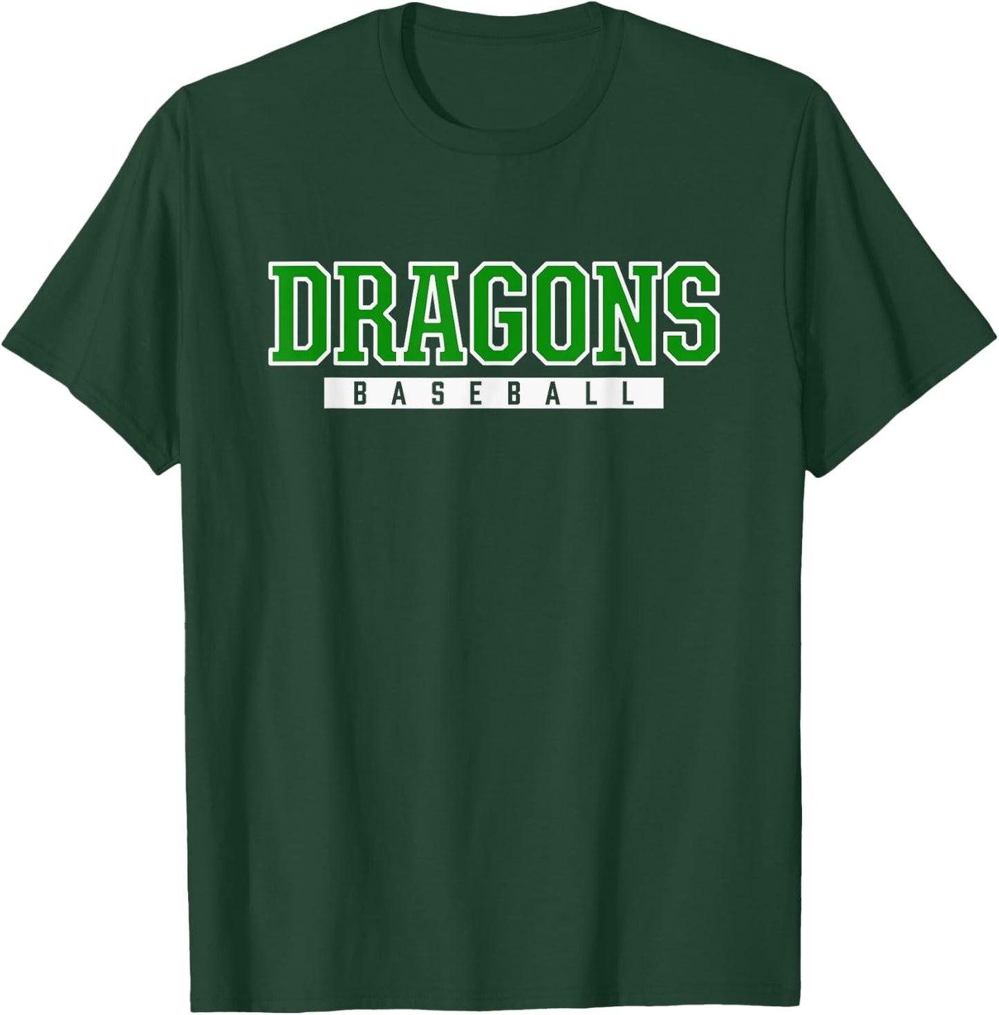 Lewisburg Dragons Baseball T-Shirt - T-Shirt | Forest