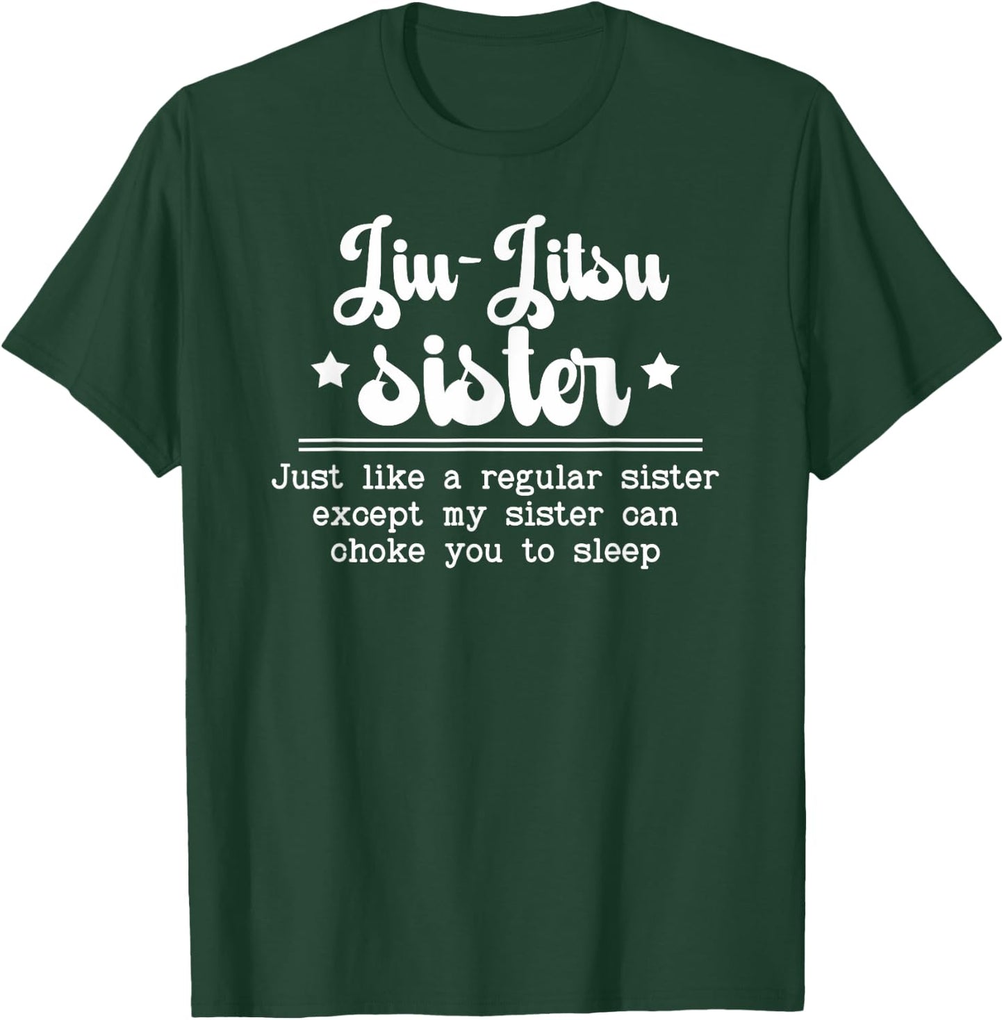 Jiu-Jitsu Sister Definition Jiu-Jitsu Fighter Sister T-Shirt - T-Shirt | Forest