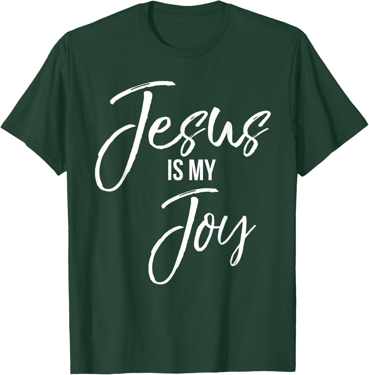 Jesus is My Joy Shirt Vintage Faith Christian Shirt Love God T-Shirt - T-Shirt | Forest