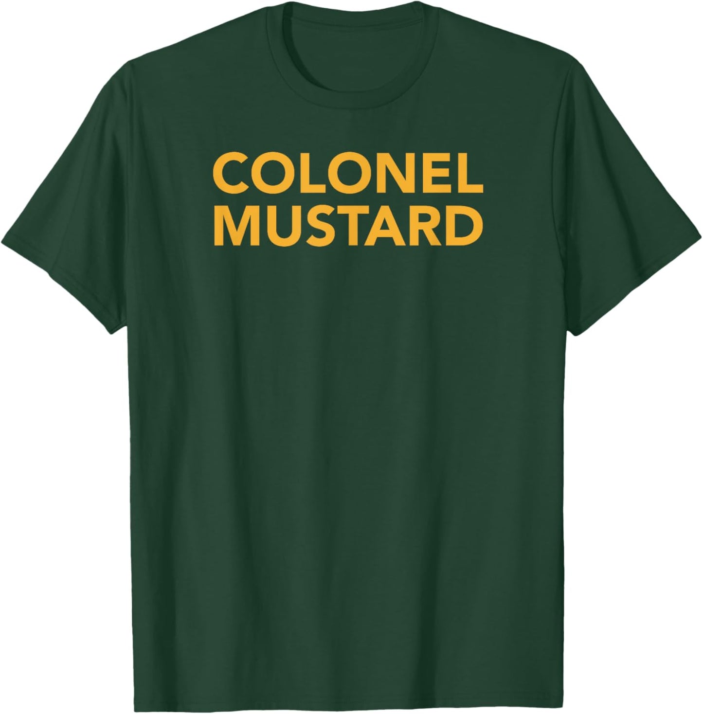 Simple Halloween costume , Colonel Mustard shirt T-Shirt - T-Shirt | Forest
