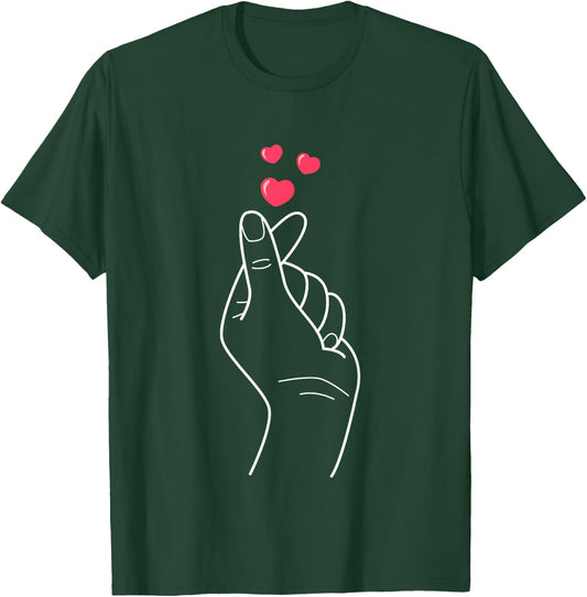 Korean Fingerherz Kids Fanartikel K-Pop Deko Kpop Merch T-Shirt - T-Shirt | Forest