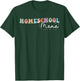 Homeschool Mama Home Education Groovy Homeschooling Mom T-Shirt - T-Shirt | Forest