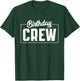 Birthday party with crew motif , black T-Shirt - T-Shirt | Forest
