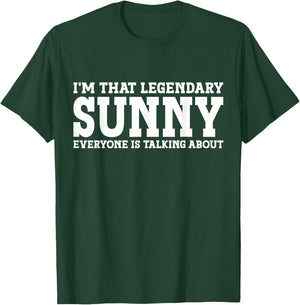 Sunny Personal Name First Name Funny Sunny T-Shirt - T-Shirt | Forest