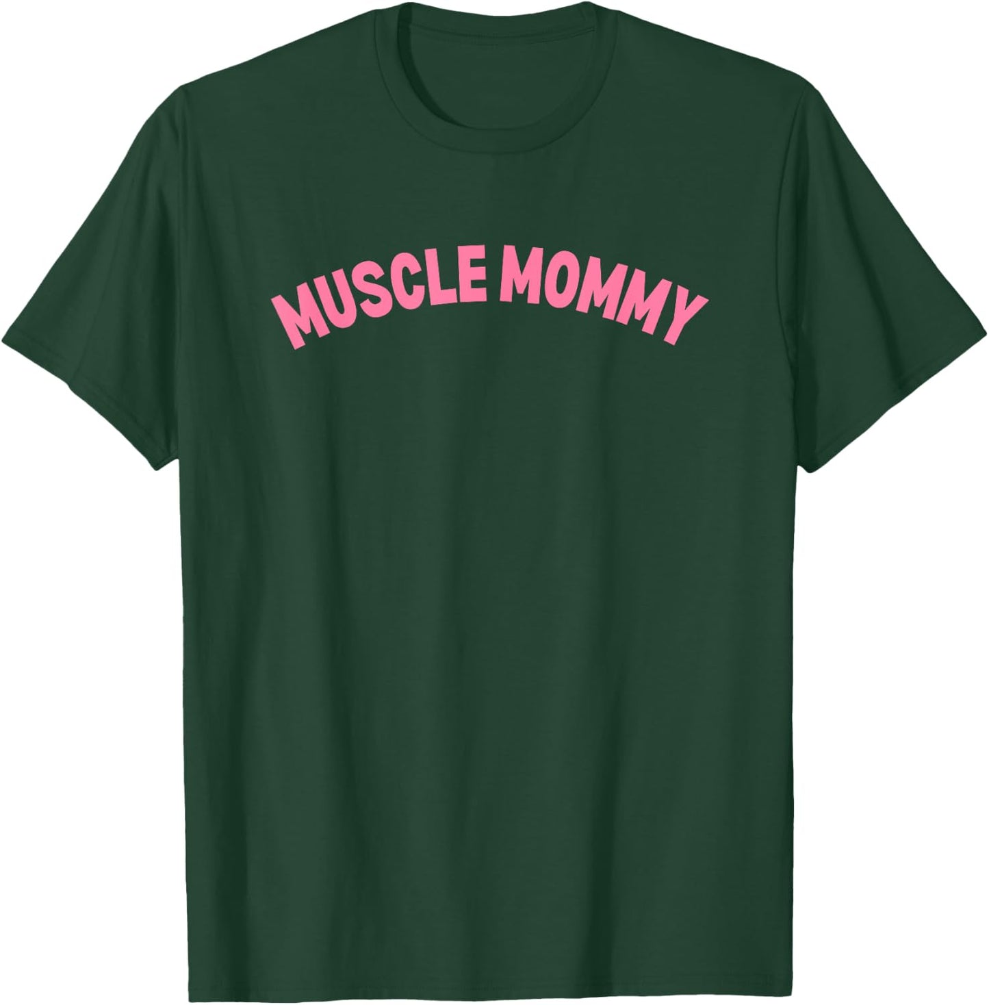 Gym Muscle Mommy Pump Cover Pink T-Shirt - T-Shirt | Forest