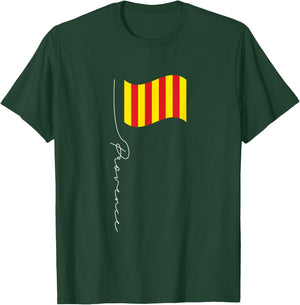 Provence Signature Flag Pole - Elegant France Regional Flag T-Shirt - T-Shirt | Forest