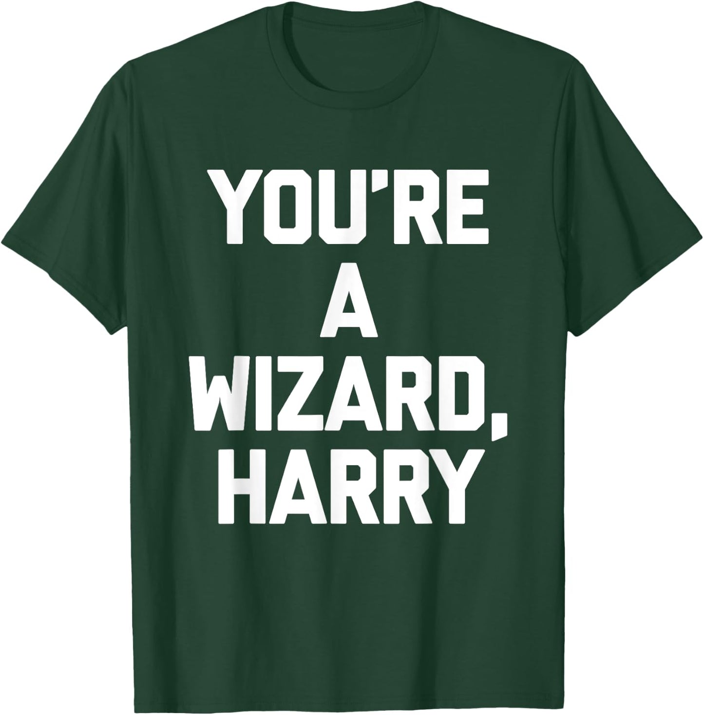 You're A Wizard Harry funny saying sarcastic novelty T-Shirt - T-Shirt | Forest