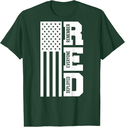 On Fridays We Wear Red Soldiers Veterans Day ON BACK T-Shirt - T-Shirt | Forest