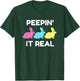 Peepin' It Real Happy Easter Bunnies Lover Friends Matching T-Shirt - T-Shirt | Forest