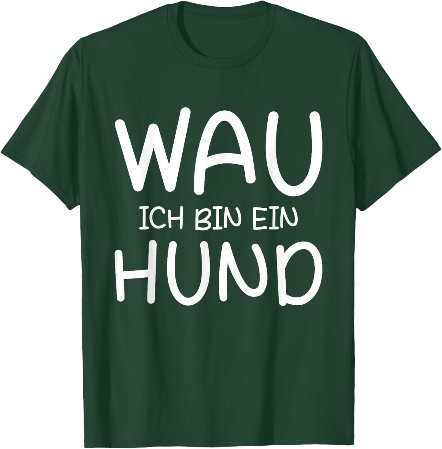 Dog Costume Carnival Costume Dog Wau Ich Bin Ein Hund , black T-Shirt - T-Shirt | Forest