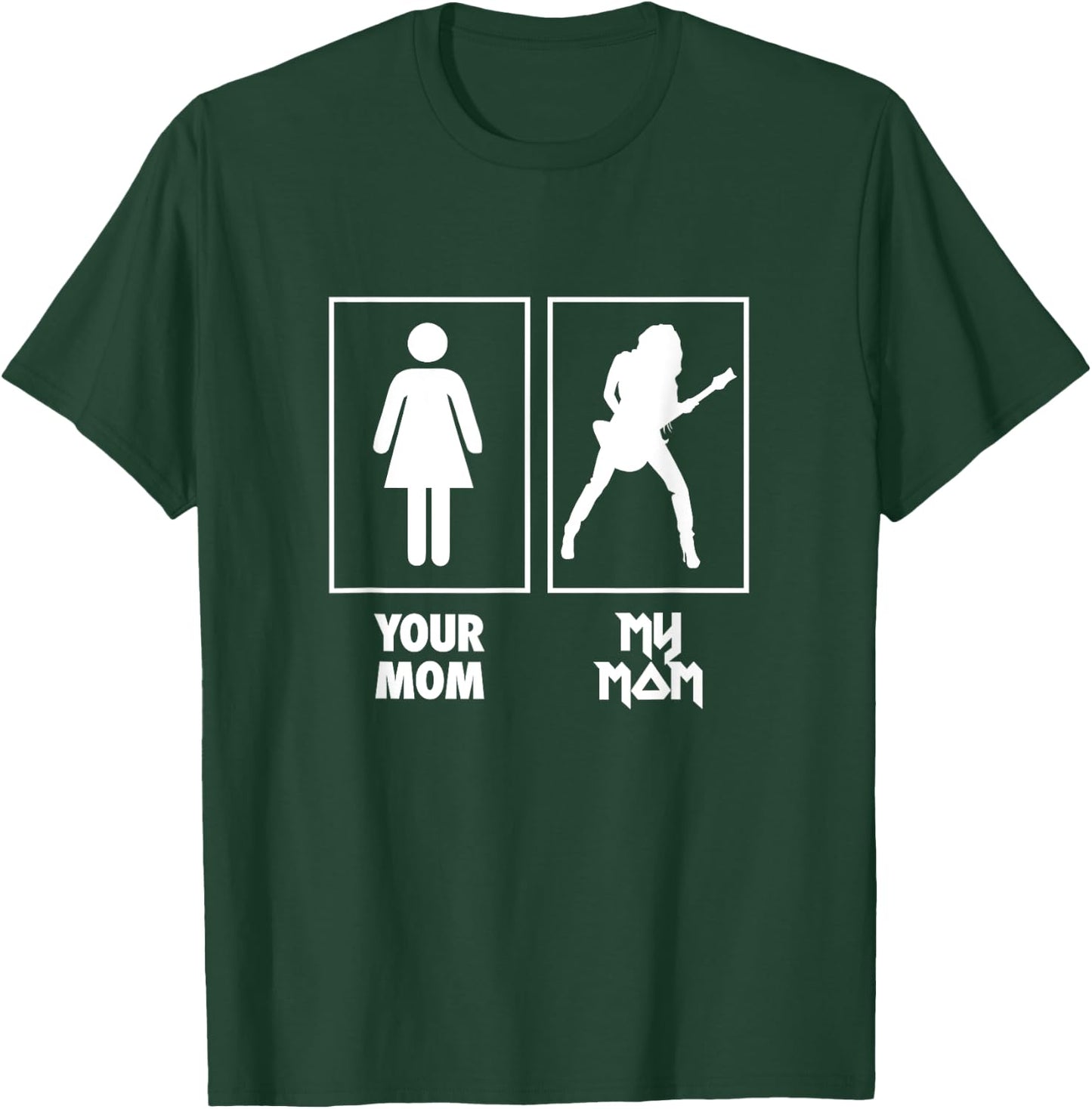 Your Mom, My Mom Guitar T Shirt Rock N Roll Band T-Shirt - T-Shirt | Forest