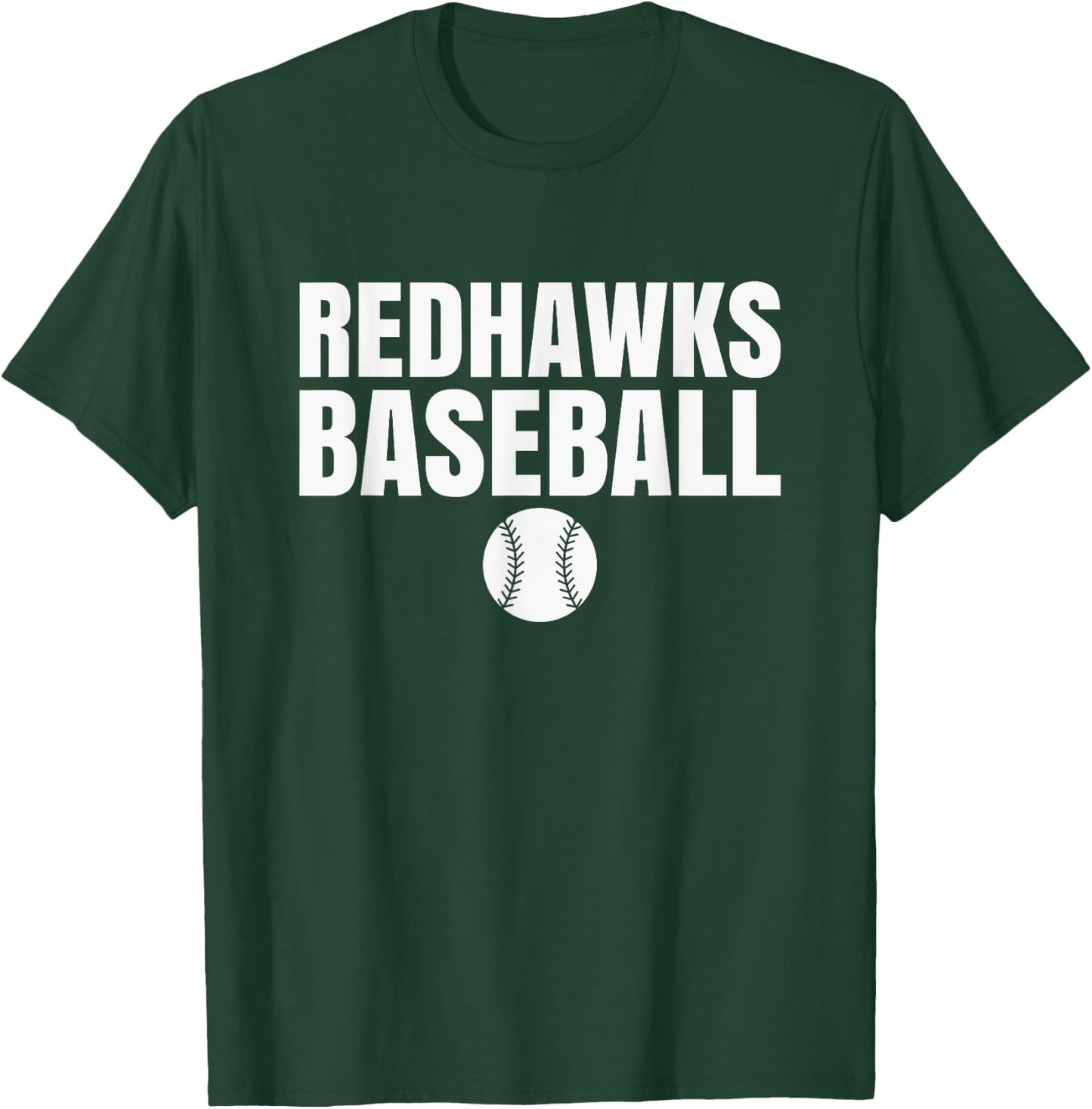 Union Redhawks Baseball T-Shirt - T-Shirt | Forest