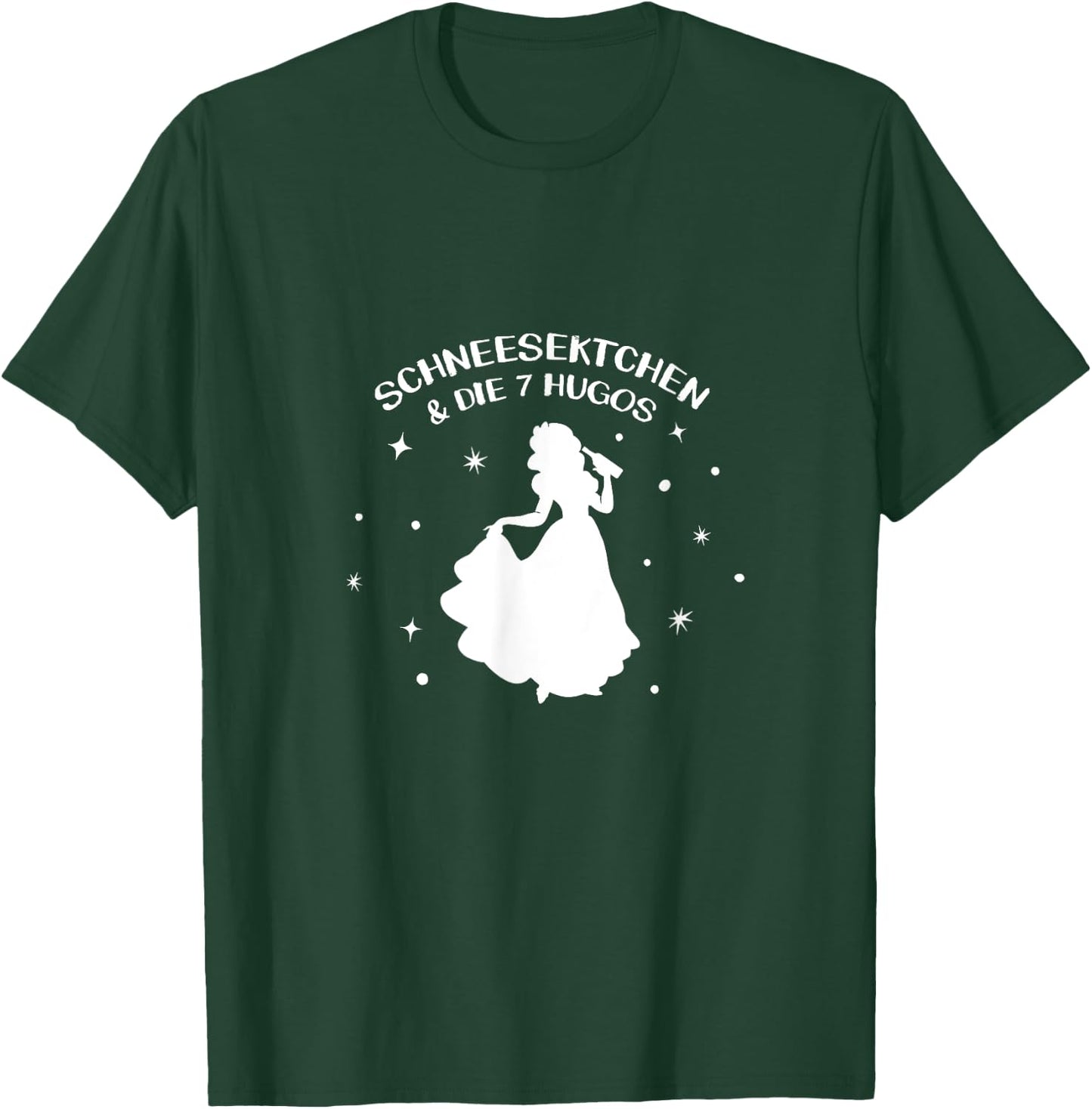 Schneesektchen JGA Alkohol Junggesellinnenabschied Damen T-Shirt - T-Shirt | Forest