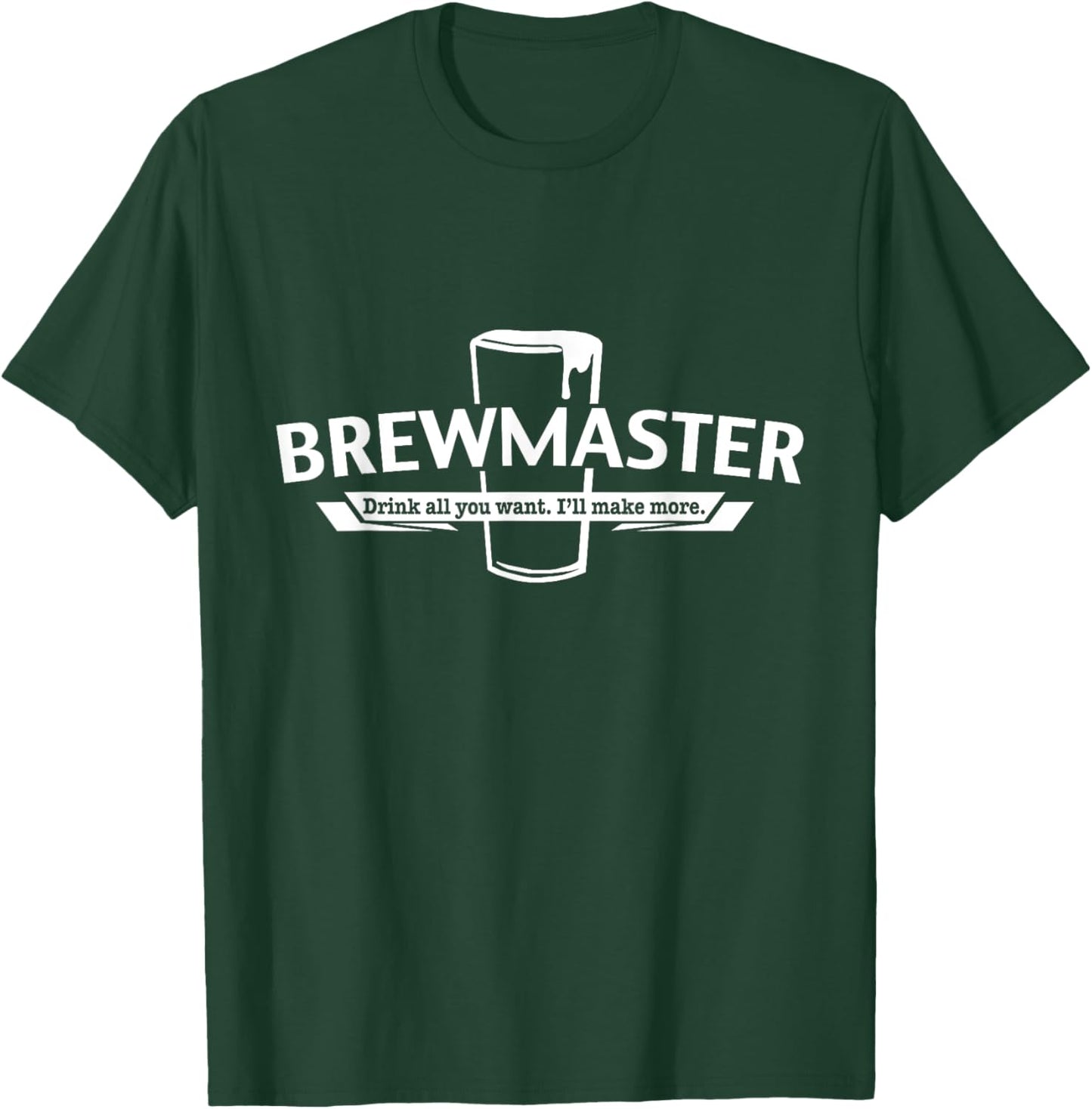 Brewmaster - Craft Beer Home Brewing Brewer Gift T-Shirt - T-Shirt | Forest