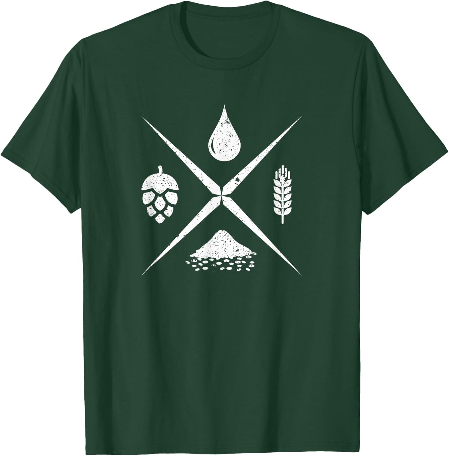 Beer Brewer Craft Beer Homebrew IPA Shirt Gift T-Shirt - T-Shirt | Forest