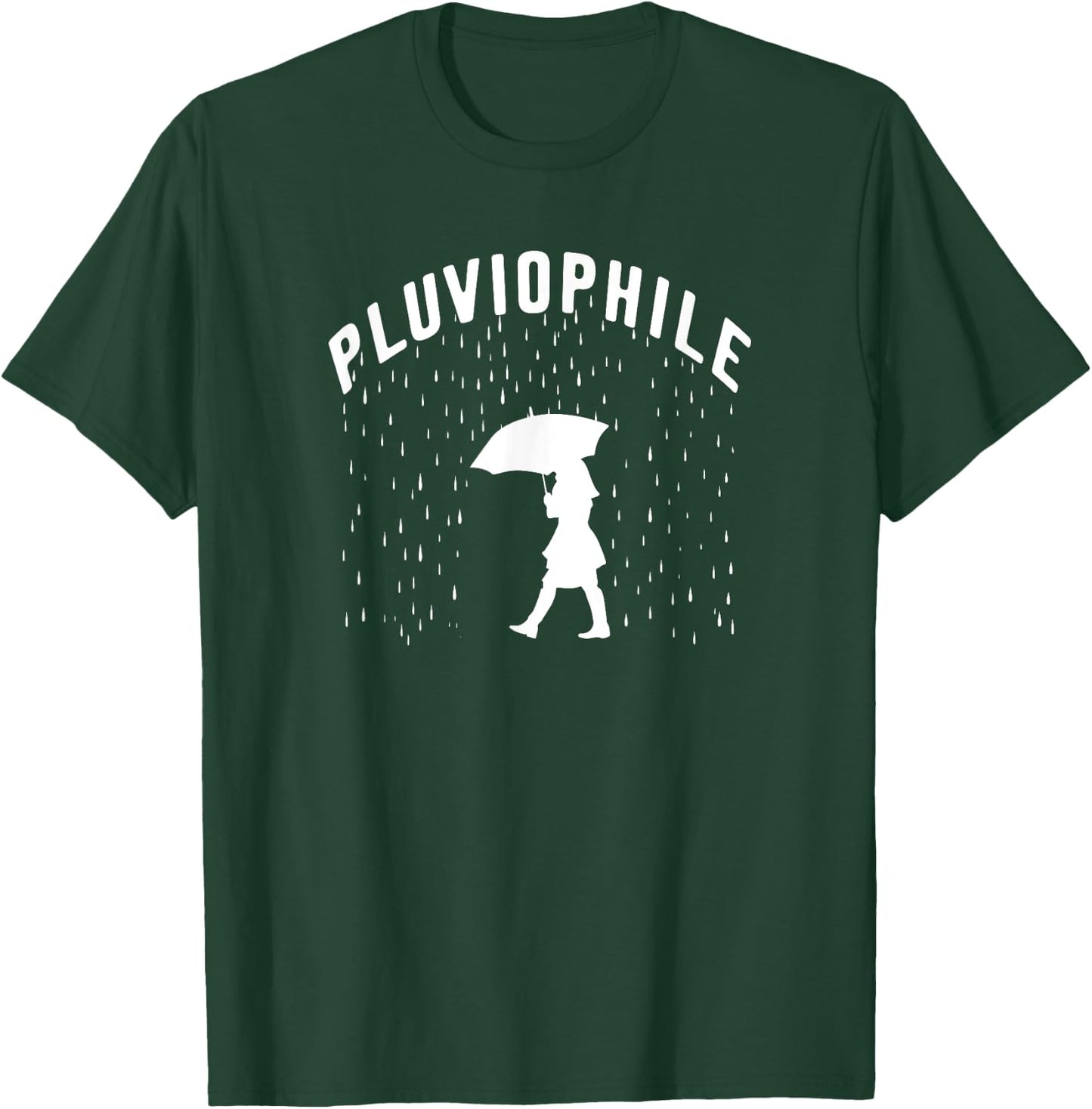 Rain Lover Shirts And Gifts And Girls Pluviophile T-Shirt - T-Shirt | Forest