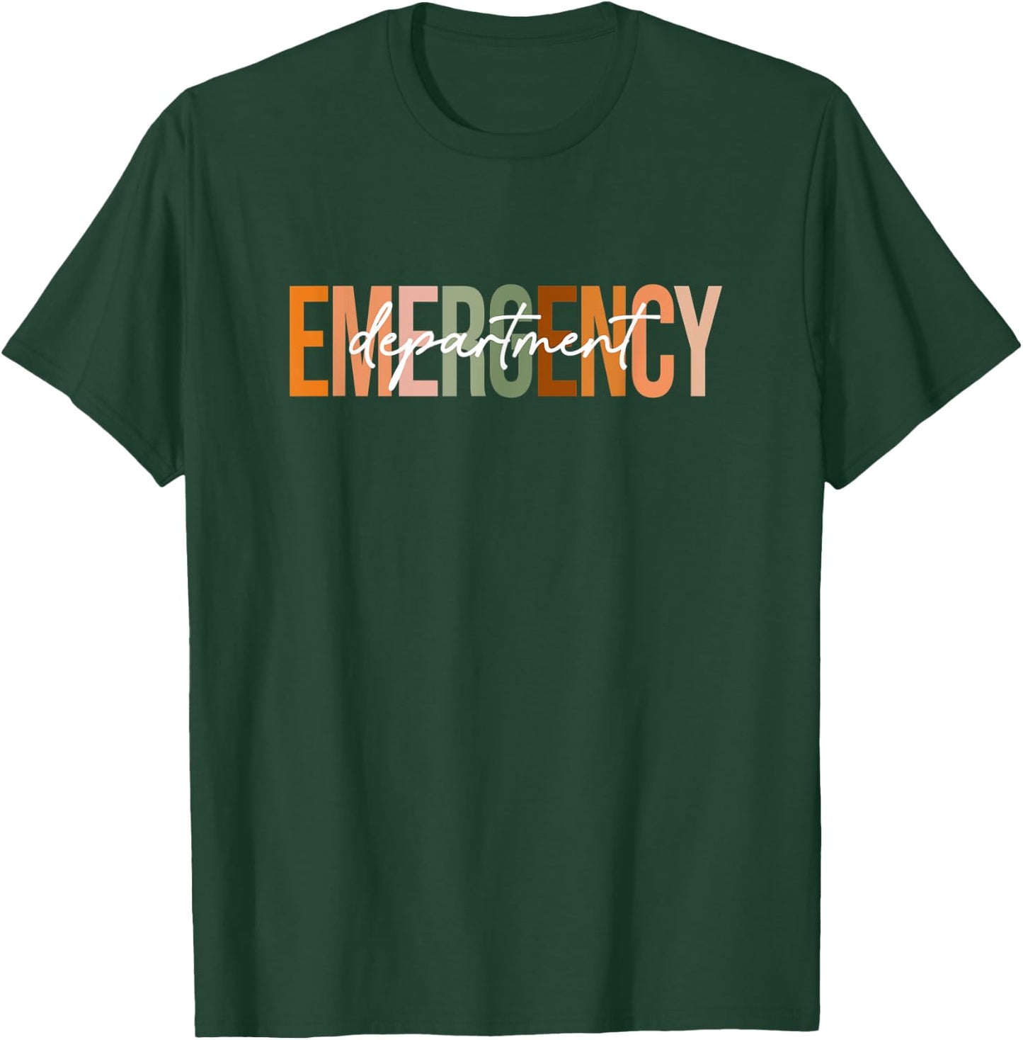 Emergency Department ER Nurse Squad Nursing Nurse Graduation T-Shirt - T-Shirt | Forest