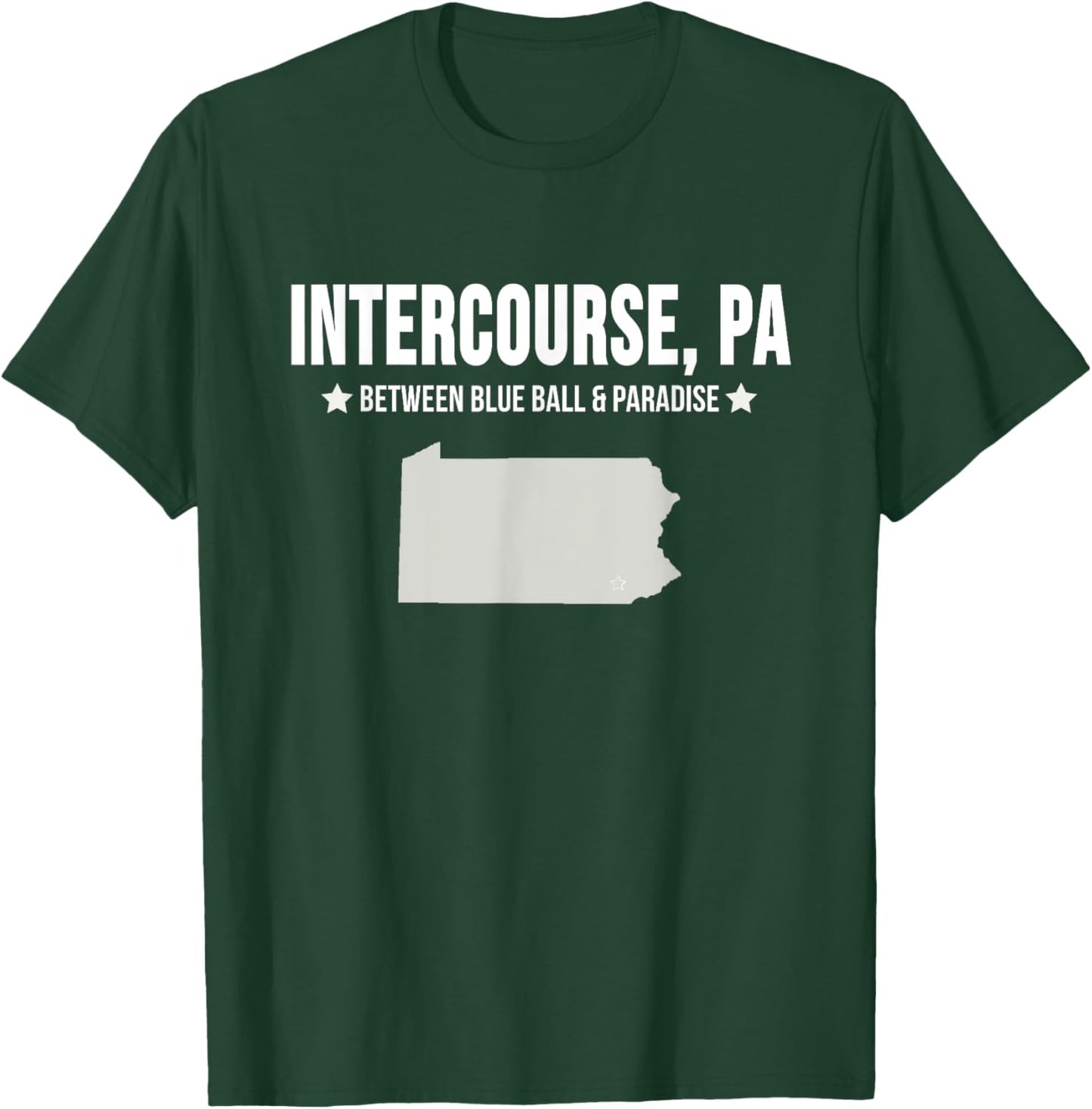 Intercourse, PA Funny Shirt T-Shirt - T-Shirt | Forest