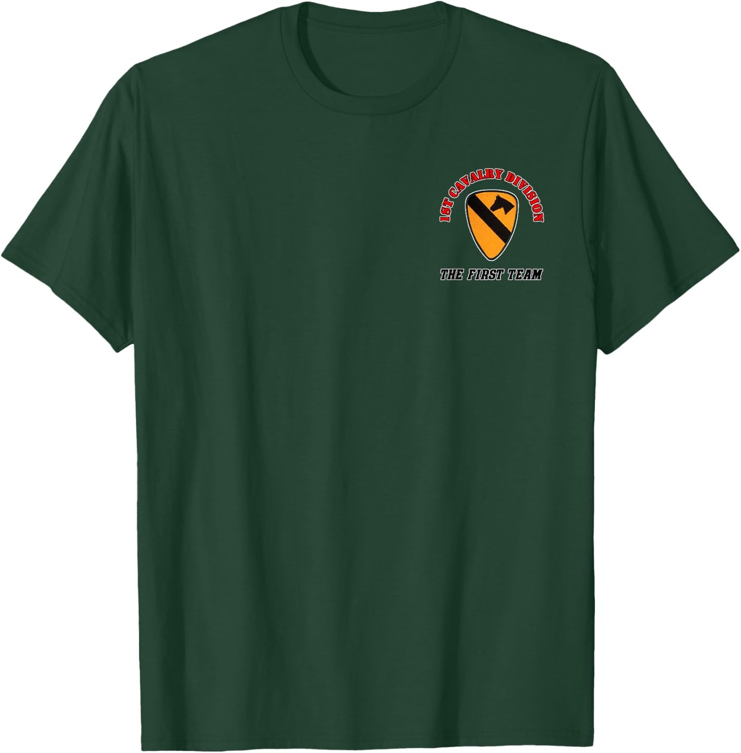 First Team - for Army Veterans of 1st Cav Div T-Shirt - T-Shirt | Forest
