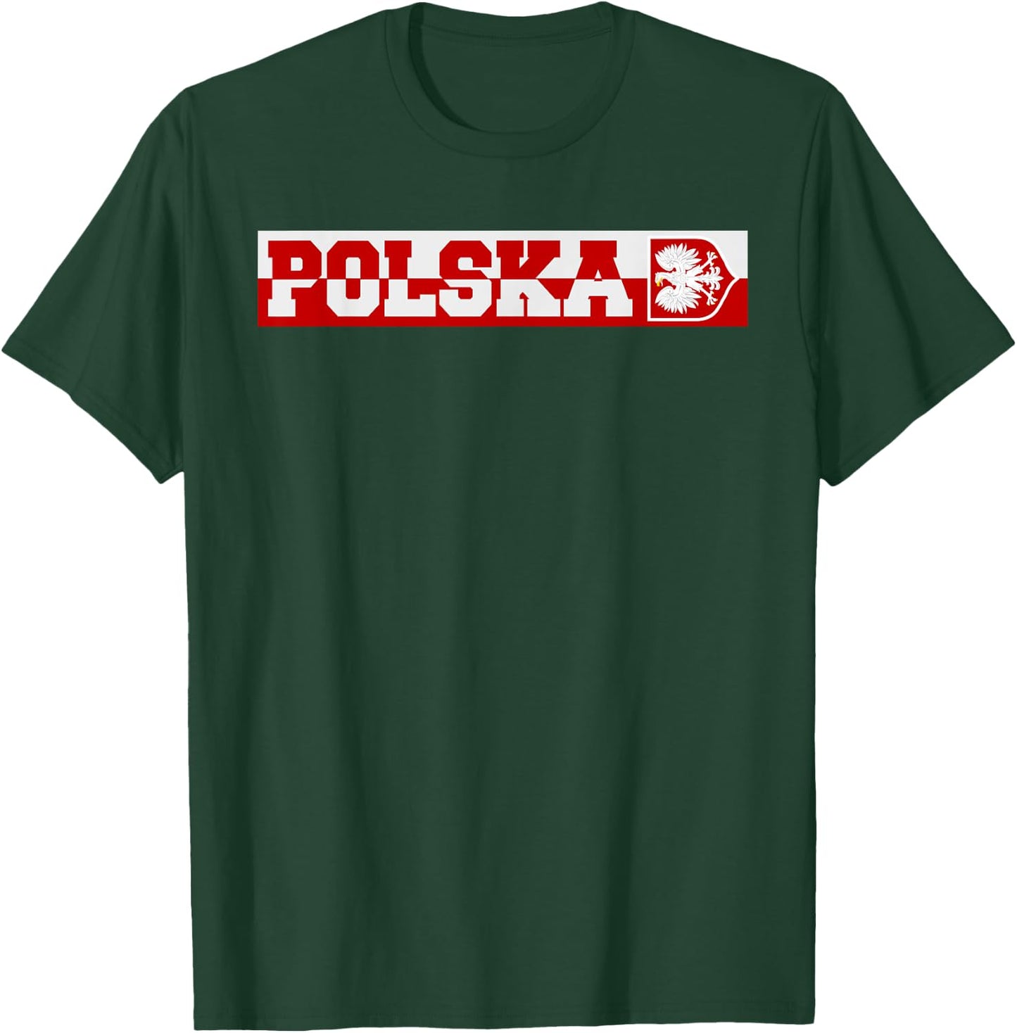 Poland For Gift Poland Poland Warsaw Flag , Black, S T-Shirt - T-Shirt | Forest