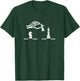 Skeleton Hands Playing Chess - Graphic Design T-Shirt - T-Shirt | Forest