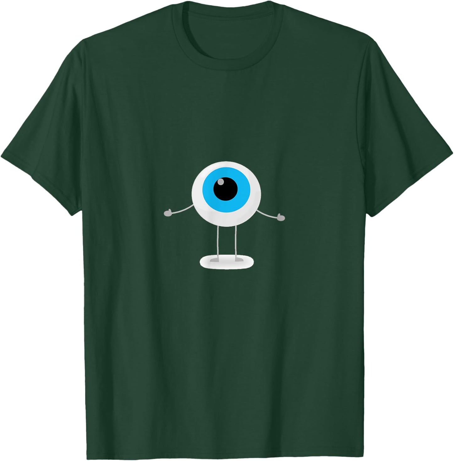 Eyeball Character Eye Ball Monster Cyclops Funny T-Shirt - T-Shirt | Forest
