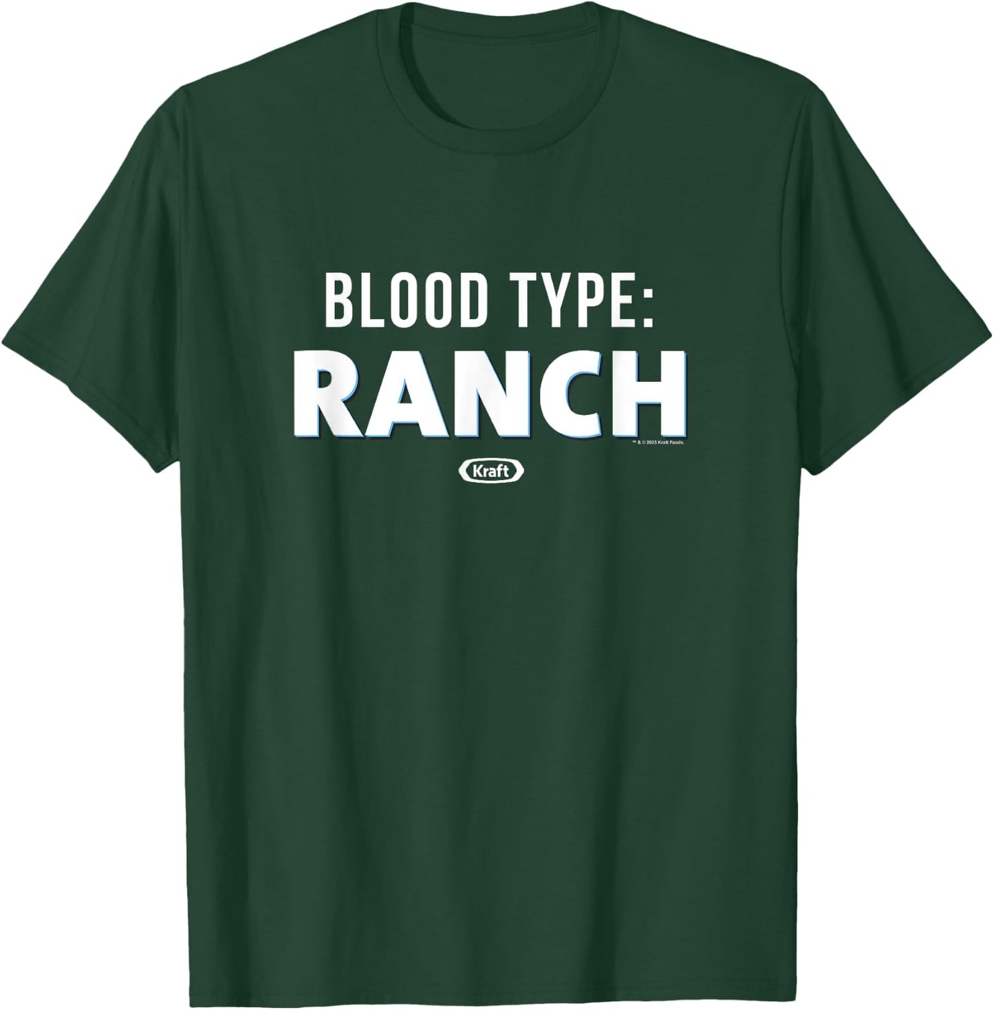 Heinz Kraft Mac & Cheese Blood Type Ranch Big Chest Logo T-Shirt - T-Shirt | Forest