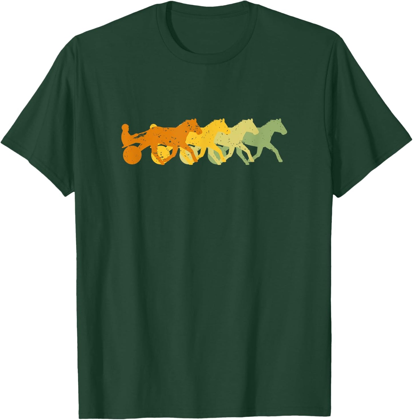 Horse Track Harness Racing, Jockey T-Shirt - T-Shirt | Forest