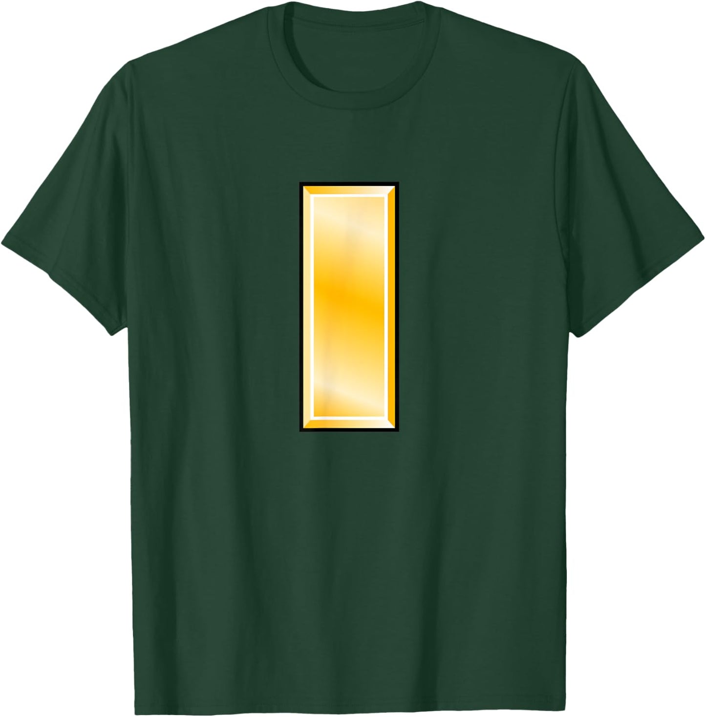 US Army Rank - Second (2nd) Lieutenant (O-1) 2LT Butter Bar T-Shirt - T-Shirt | Forest