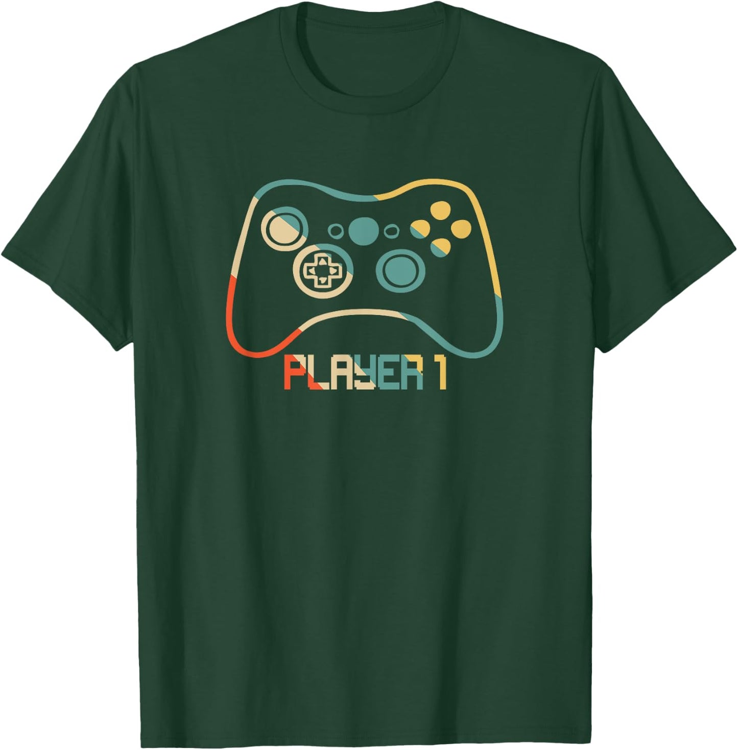 Matching Gamer for Dad, Mom & kids Player 1,2,3 T-Shirt - T-Shirt | Forest
