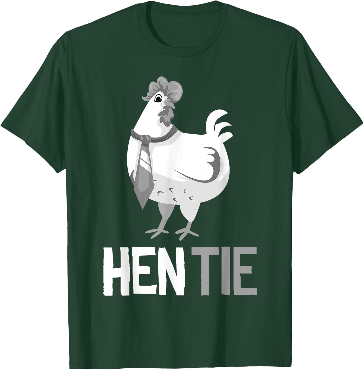 Funny Hen Tie Gift Women Chicken Japanese Anime T-Shirt - T-Shirt | Forest