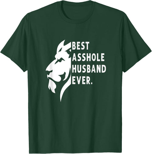 Lion Best Asshole Husband ever Anniversary Present Men