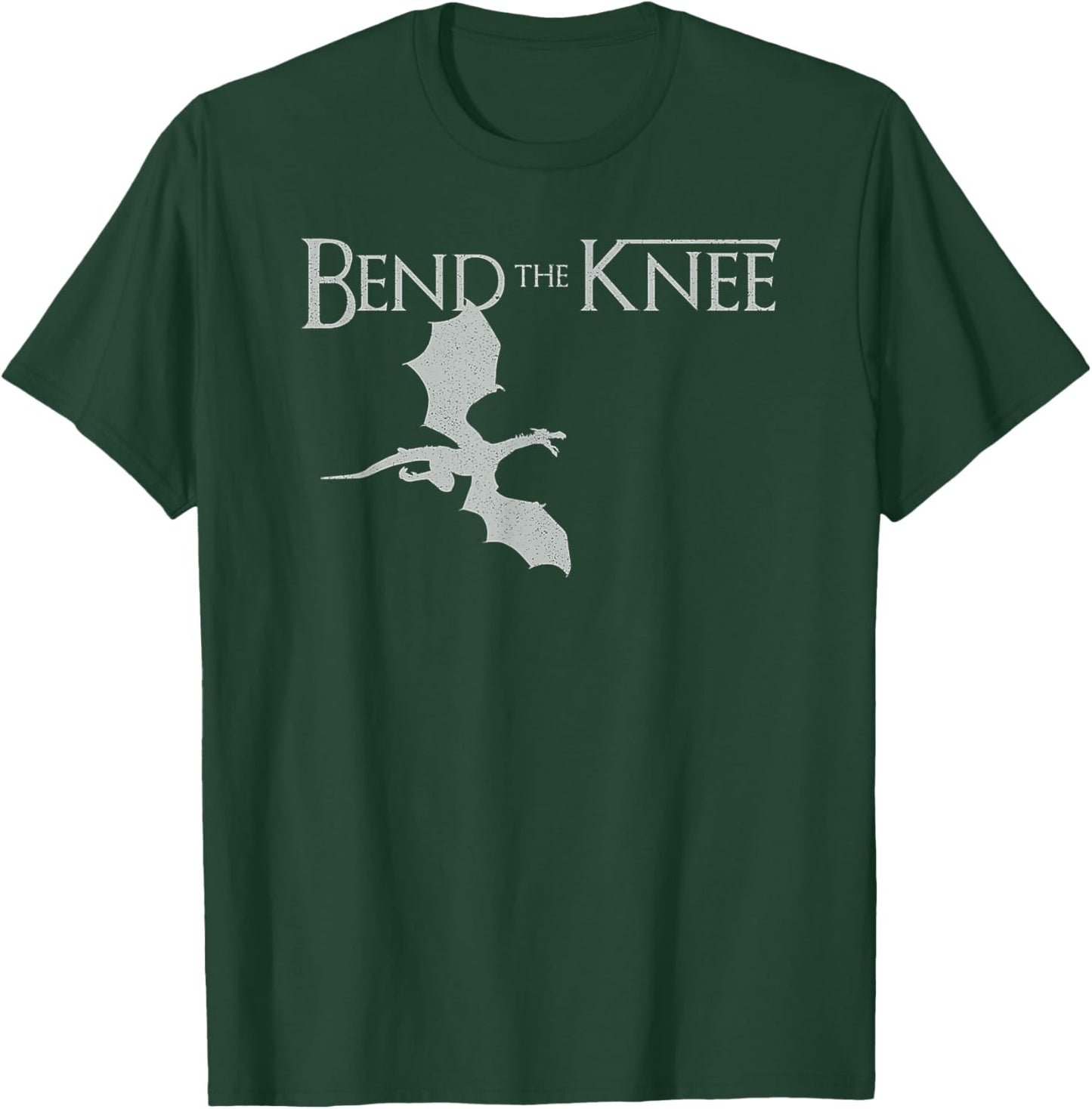 Bend the Knee Dragon Vintage T-Shirt - T-Shirt | Forest