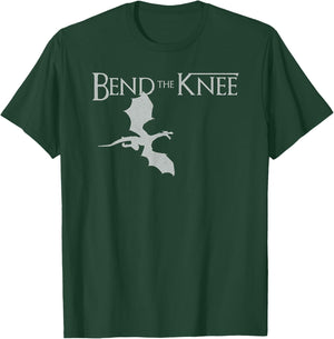 Bend the Knee Dragon Vintage T-Shirt - T-Shirt | Forest