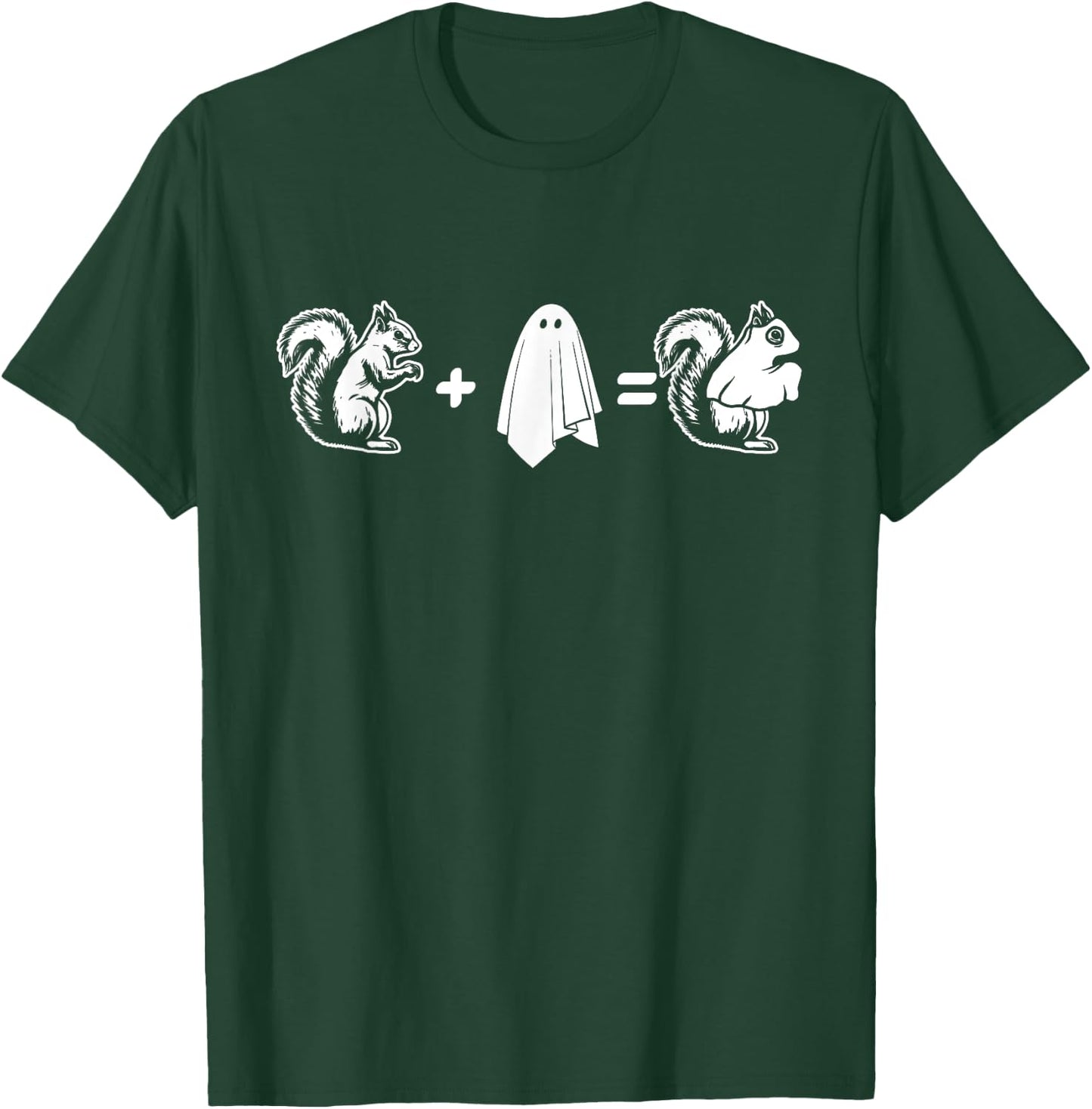 Funny Halloween Ghost Squirrel Halloween Squirrel Ghost T-Shirt - T-Shirt | Forest