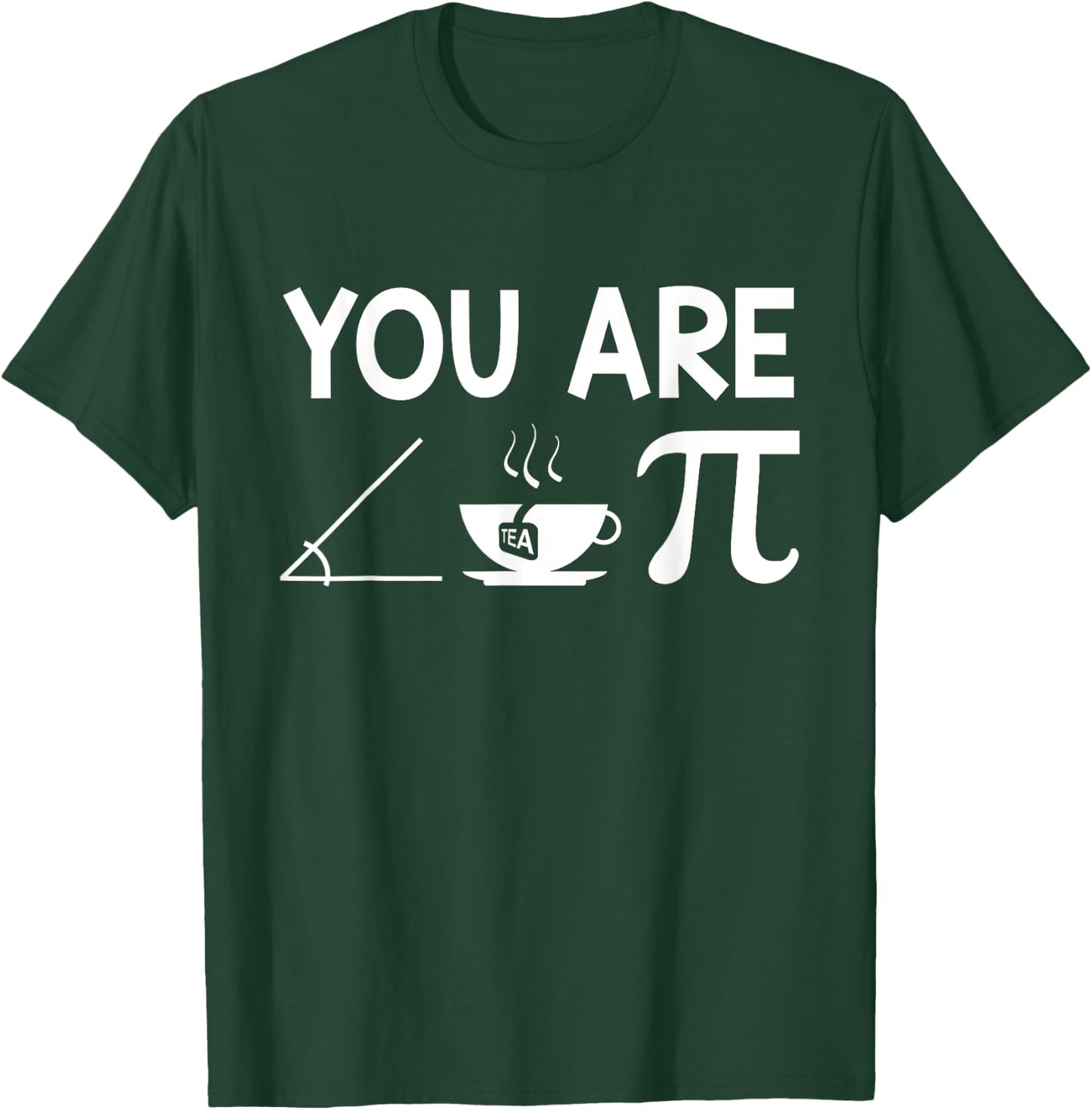 Pi Day Shirt Women Teacher 2022 Math Cutie Pie Acute Tea Pie T-Shirt - T-Shirt | Forest