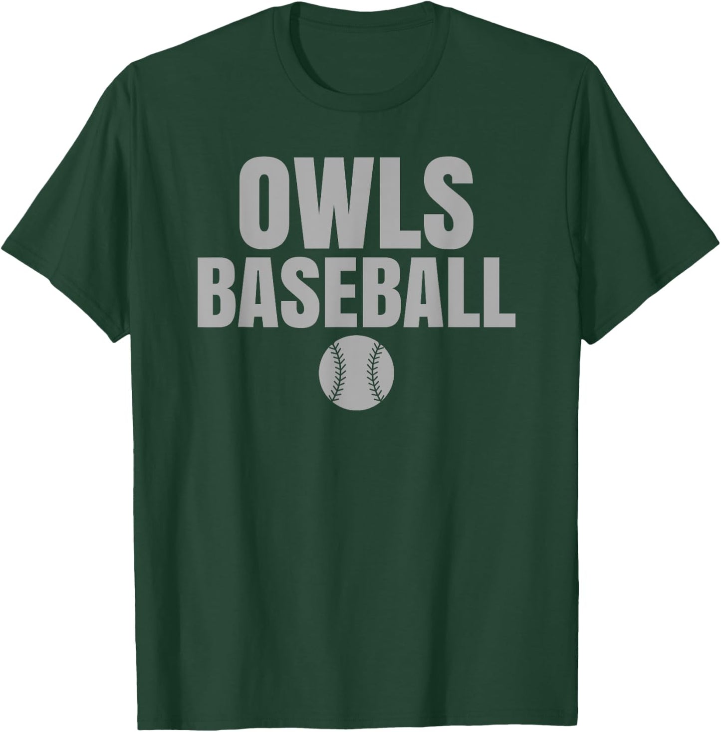 Ooltewah Owls Baseball T-Shirt - T-Shirt | Forest