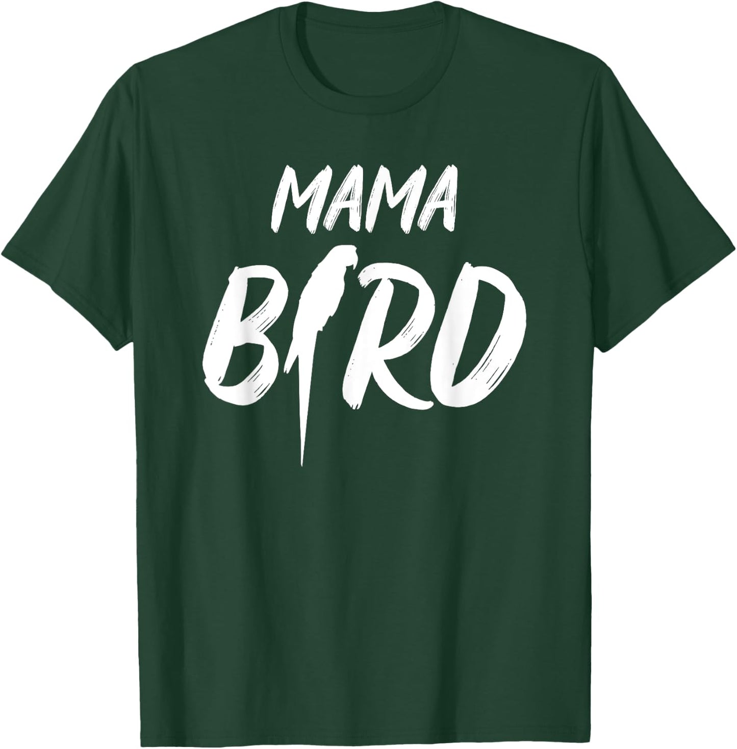 Mama Bird Pregnancy Announce Noble Parrots Animal Outfit T-Shirt - T-Shirt | Forest