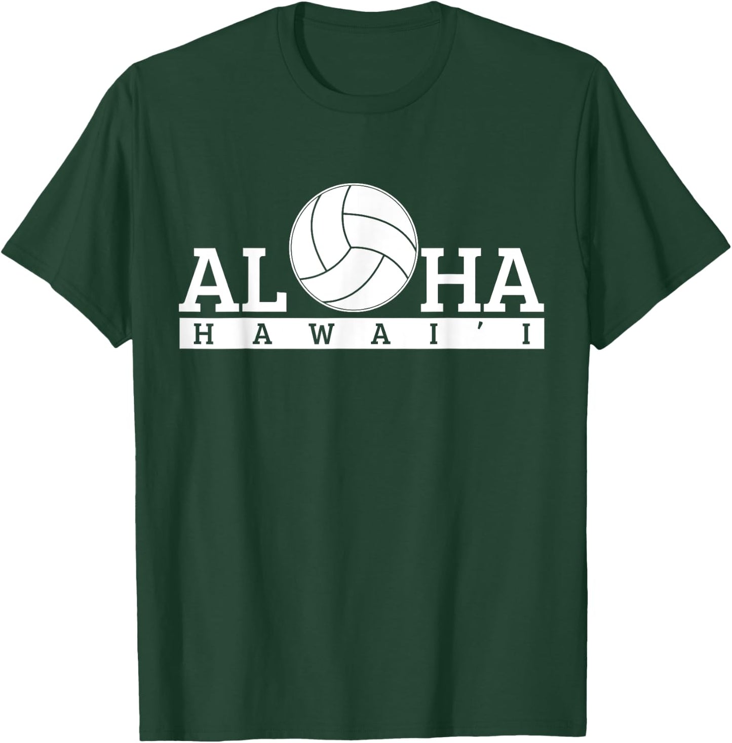 Volleyball Hawaii Hawaii Beach Aloha Gift T-Shirt - T-Shirt | Forest